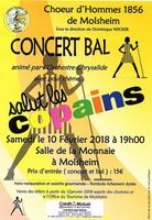 Concert et bal du Choeur d'Hommes 1856